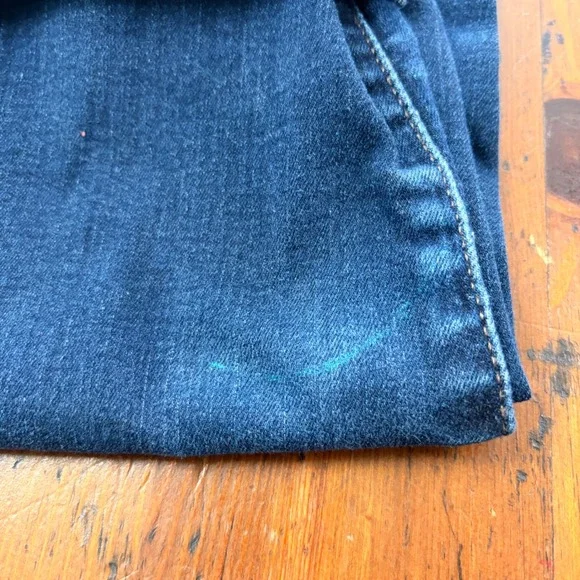 Banana Republic Sculpt Skinny Stretchy Jeans Blue Dark Wash Womens 32/14 Denim - Picture 12 of 12